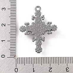 Anhänger aus Messing mit Mikropflaster und klarem Zirkonia&nbsp;LS-ZIRC-I067-04A-01