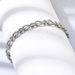 201 Figaro-Kettenarmbänder aus Edelstahl&nbsp;STAS-T077-04P