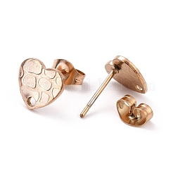 Accesorios para pendientes de acero inoxidable 304 con revestimiento iónico (IP)&nbsp;STAS-I183-06A-RG