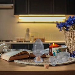 Glasglocken mit Korken&nbsp;AJEW-WH0609-726