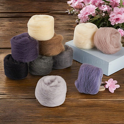 50 g 10 Arten Nadelfilzwolle Roving&nbsp;DIY-TA0012-77