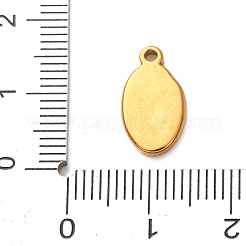 Cabochon-Fassungen für Anhänger aus Edelstahl 304&nbsp;STAS-Z204-04G-11