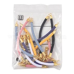 6 Stück 6 Farben Nylonschnüre Armbandzubehör passend für Verbindungsanhänger&nbsp;AJEW-FS0001-38