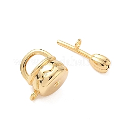 Fermagli in ottone a levetta&nbsp;KK-F194-03B-G