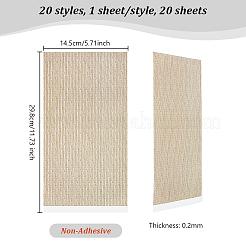 20 Blatt 20 Stile beschichtete Papiertapete&nbsp;DIY-OC0012-17