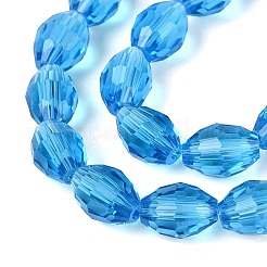 Chapelets de perles en verre transparente  &nbsp;GLAA-N071-01A-A12