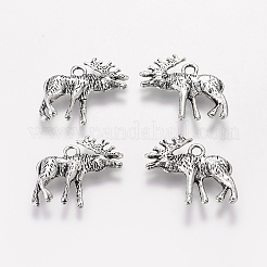 Pendentifs en alliage de style tibétain&nbsp;TIBEP-A9421-AS-RS