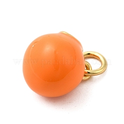 Charms smalto ottone&nbsp;X-KK-P303-06B-G