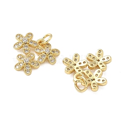 Colgante micropavé cubic zirconia de latón&nbsp;KK-Z120-13G