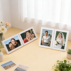Soporte plegable para fotos de MDF (2 unidad&nbsp;AJEW-FG0005-82B