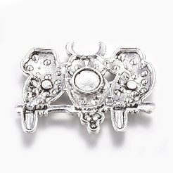 Lega strass cabochon in vetro&nbsp;PALLOY-G238-01AS