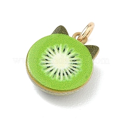 Pendentifs en laiton émaillé à thème animalier&nbsp;KK-CBAE20A-02D-G
