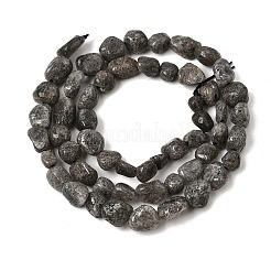 Perles de quartz rutile noir naturel en brins&nbsp;GG-CBAC13F-A02-02