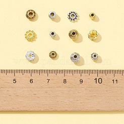 525 x Distanzperlen aus Messing und Legierung im 12-Stil&nbsp;DIY-FS0003-36