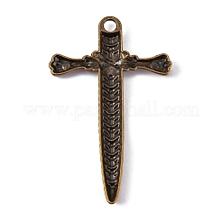 Colgantes daga de plata tibetana&nbsp;K08QP071