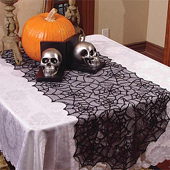 Tessuto ragnatela di halloween&nbsp;DIY-WH0410-19B