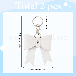 Portachiavi in pelle PU&nbsp;KEYC-WH20816-001P-A