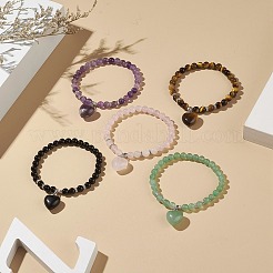 Armbänder natürliche & synthetische Edelstein Perlen strecken&nbsp;BJEW-JB09206