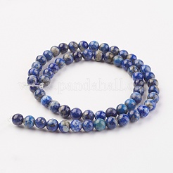 Natürlicher Lapislazuli Perlenstränge&nbsp;G-G099-8mm-7A
