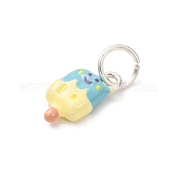 Pendentifs d'émail en laiton &nbsp;KK-CBA260B-07P