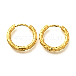 Boucles d'oreilles créoles en acier inoxydable 304 pour femmes&nbsp;EJEW-M068-12E-G