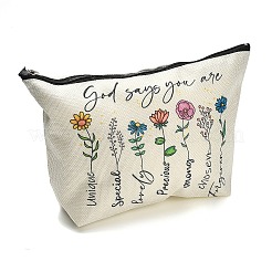 Bedruckte Leinen-Clutch-Taschen mit Reißverschluss&nbsp;ABAG-Z002-01A