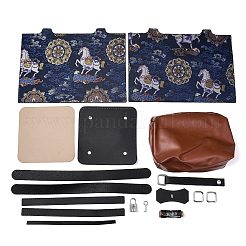 DIY-Handtaschen-Bastelsets aus PU-Leder mit chinesischem Muster&nbsp;FB-CBA9065-04
