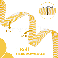 Polyester-Baumwollband&nbsp;OCOR-WH0048-04A
