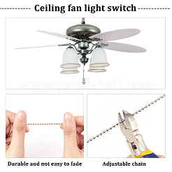 Estensori della catena di trazione del ventilatore da soffitto in lega&nbsp;AJEW-PH01299