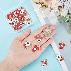 30 Stück 3 Style Legierung Emaille Anhänger&nbsp;ENAM-SC0002-93