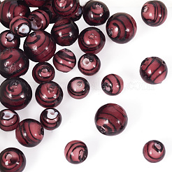 32pcs cuentas de lampwork hechas a mano&nbsp;LAMP-TA0001-56A