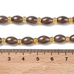 Galvanisierte natürliche Druzy Geode Kristallperlen Stränge&nbsp;G-G459-03B