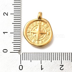 Pendentifs en acier inoxydable 304 avec placage ionique (IP)&nbsp;STAS-I321-77G