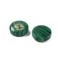 Perline di malachite sintetiche&nbsp;G-F775-D07