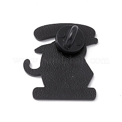 Katze mit Wortlegierungsbrosche für Rucksackkleidung&nbsp;LS-JEWB-M024-02B-C