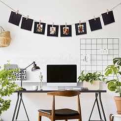 10 marco de fotos rectangular de papel para colgar en la pared&nbsp;AJEW-WH0696-284