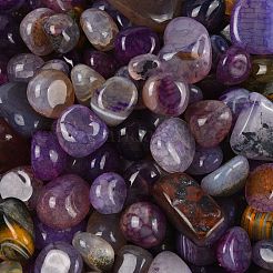 Perle di agata naturale tinte e riscaldate&nbsp;LS-G-J402-04E-07