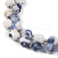 Natur Sodalith Perlen Stränge&nbsp;G-O201B-112F
