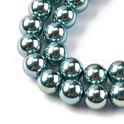 Hilos de perlas de vidrio perlado con baño UV&nbsp;GLAA-F128-01B-T24