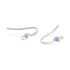 Ganchos para pendientes de acero inoxidable quirúrgico 316 resistentes al deslustre&nbsp;STAS-E044-02P
