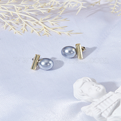 1 Paar runde Ohrstecker aus Zinklegierung&nbsp;EJEW-LP0008-010