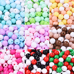 30g 3 Farben undurchsichtige Acrylperlen&nbsp;MACR-YW0003-44E