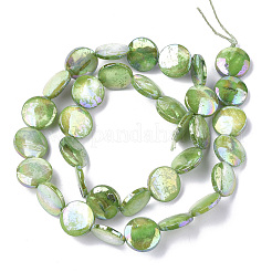 Chapelets de perles en coquille d'eau douce &nbsp;X-SHEL-S274-52B