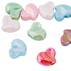 10 Stück UV-beschichtete undurchsichtige Acrylperlen&nbsp;OACR-TA0004-07