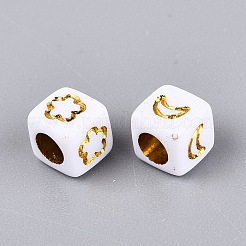 Opake Legierung Perlen&nbsp;SACR-Q001-09A