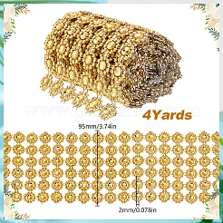 Rotolo di rete in acrilico e strass&nbsp;DIY-WH0899-697A