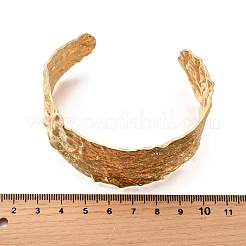 Bracciali aperti in acciaio inossidabile 304&nbsp;BJEW-D308-02G-C