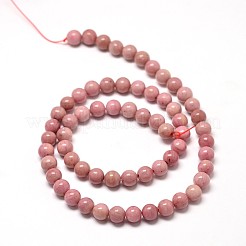 Natur rhodonite runde Perle Stränge&nbsp;G-P072-38-8mm