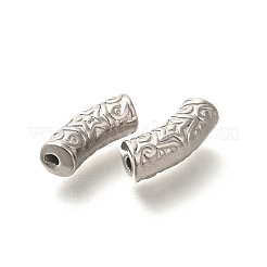 Gebogene Rohrperlen aus Edelstahl 304&nbsp;STAS-I321-23P