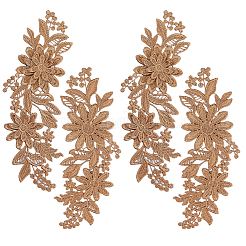 2 paio di toppe in poliestere per abbigliamento&nbsp;DIY-GF0013-19C
